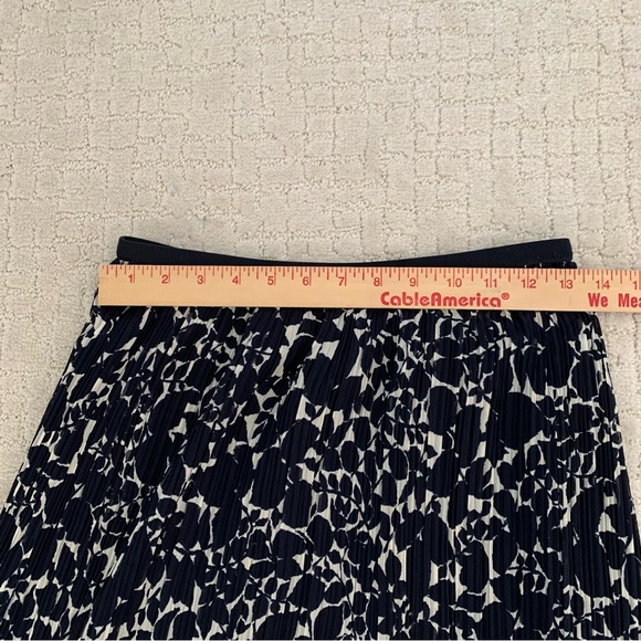 Uniqlo Maxi Skirt Dark Blue White Fabric Size S - Picture 10 of 11